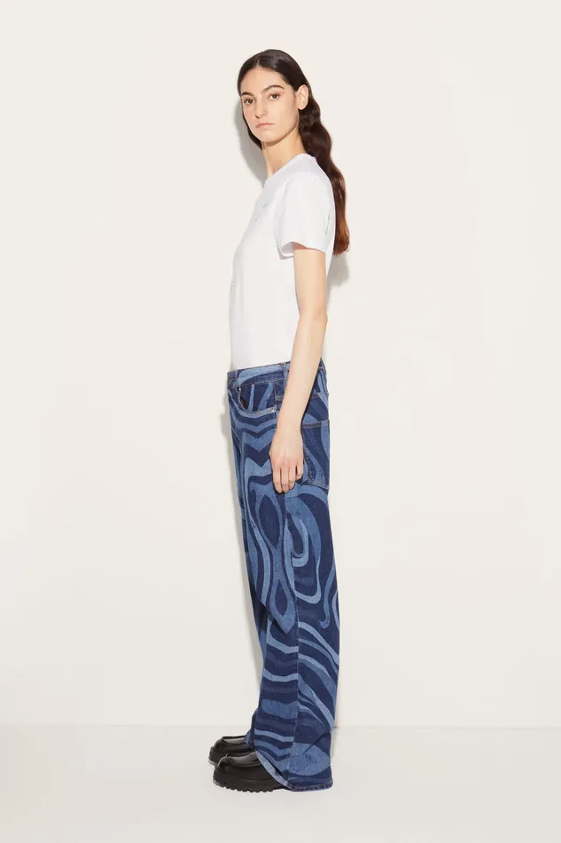 TShirts And Sweatshirts Women PUCCI LogoPrint Cotton TShirt