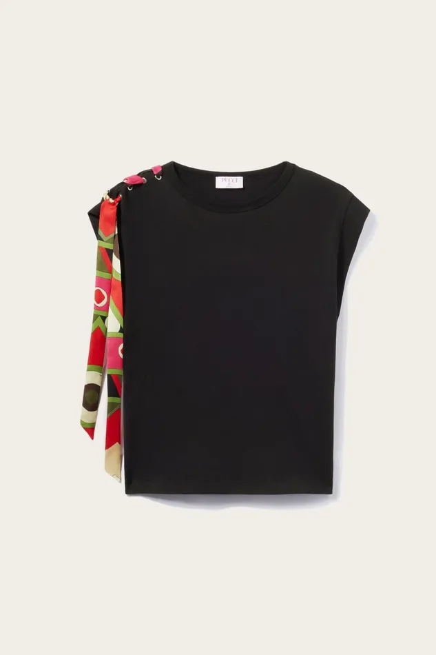 TShirts And Sweatshirts Women PUCCI VivaraPrint Cotton TShirt