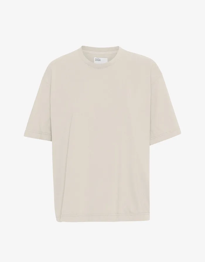TShirts Colorfulstandard Women Oversized Organic TShirt 8211 Ivory White