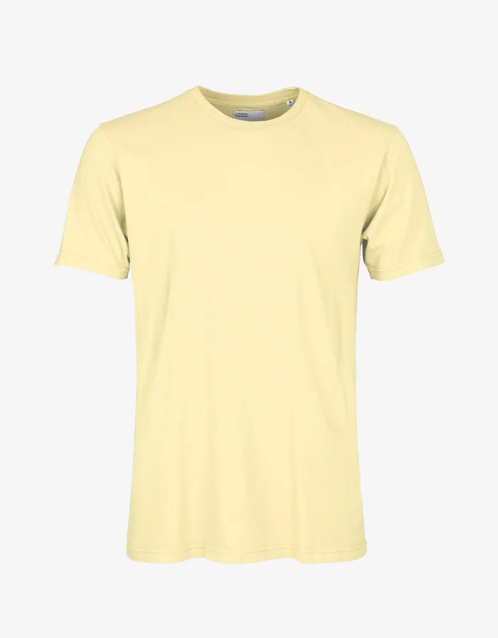 TShirts Men Colorfulstandard Classic Organic Tee 8211 Soft Yellow