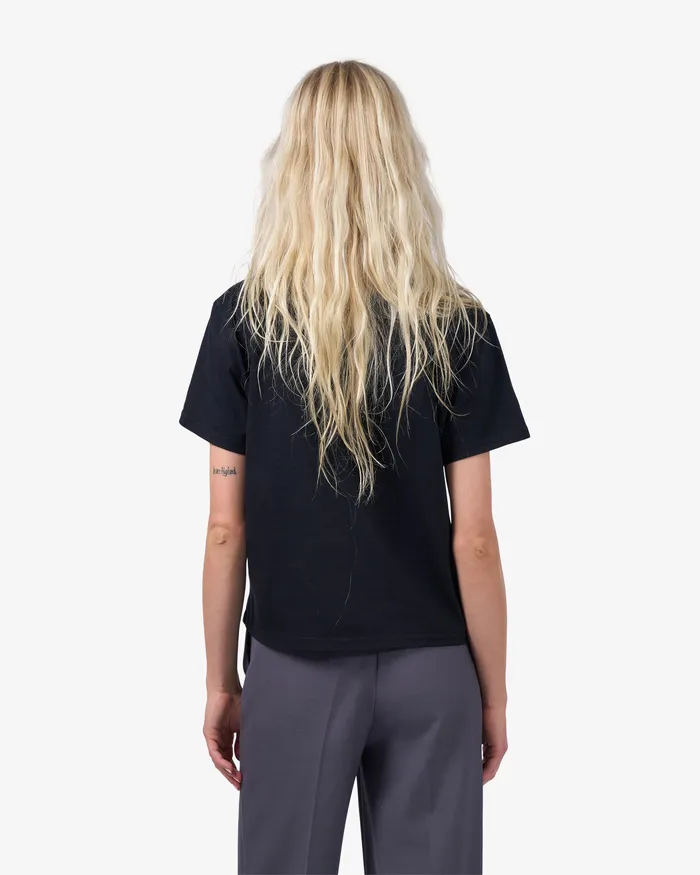 TShirts Organic Boxy Crop Tee 8211 Seaside Blue Colorfulstandard Women