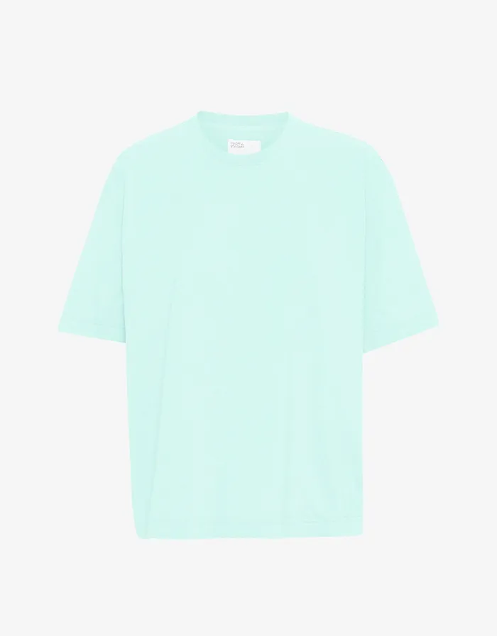 TShirts Oversized Organic TShirt 8211 Light Aqua 8211 Colorfulstandard Men