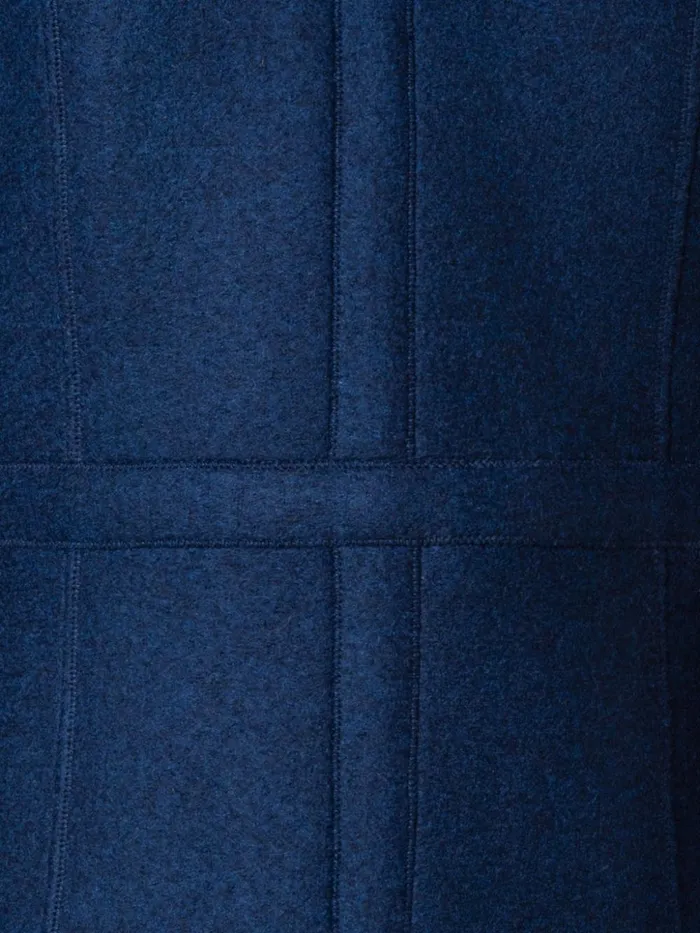 Tailored Jacket In 100 Cashmere With Stand Up Collar Navy Women Akris Jackets