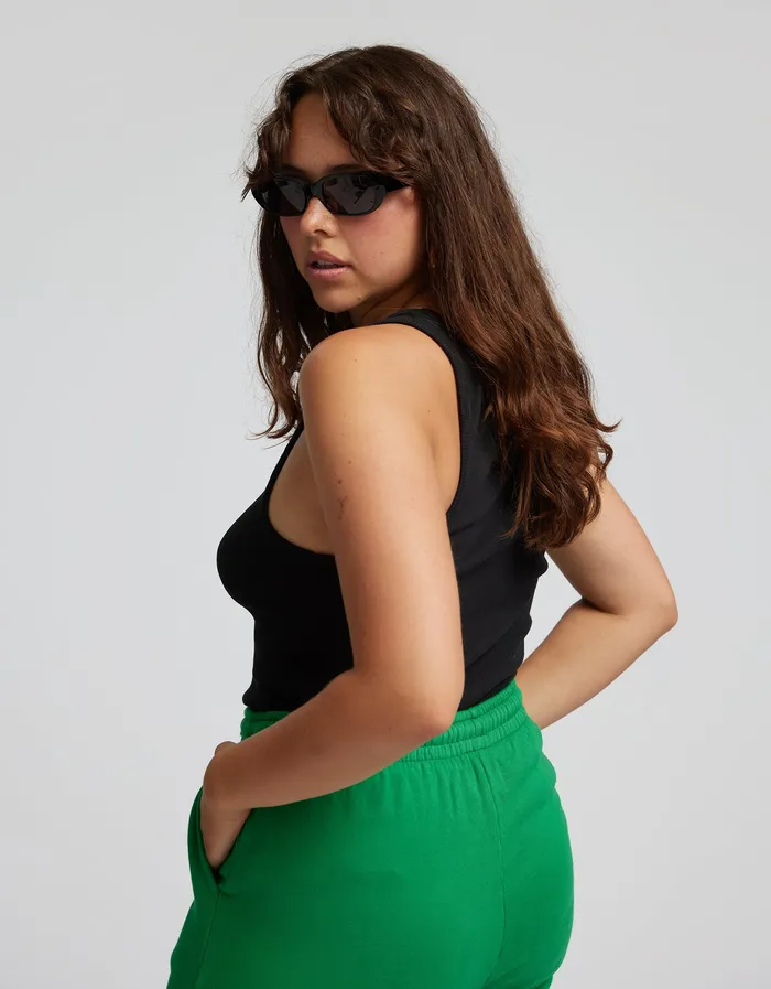Tank Tops Women Colorfulstandard Women Organic Rib Tank Top 8211 Optical White