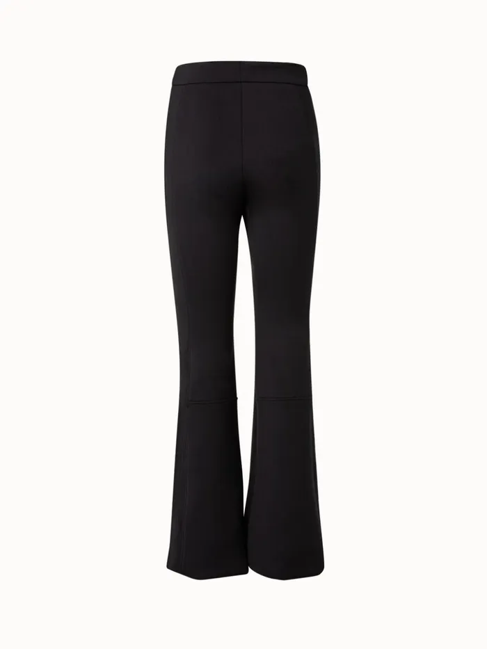Techno Neoprene Bootcut Pants Black Women Akris Pants