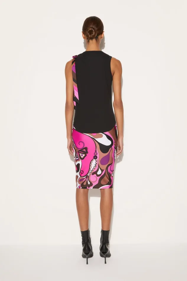Tops And Shirts Women PUCCI BowEmbellished Cotton Top