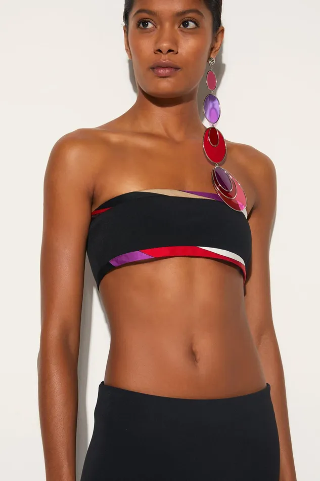 Tops And Shirts Women PUCCI IridePrint Bandeau