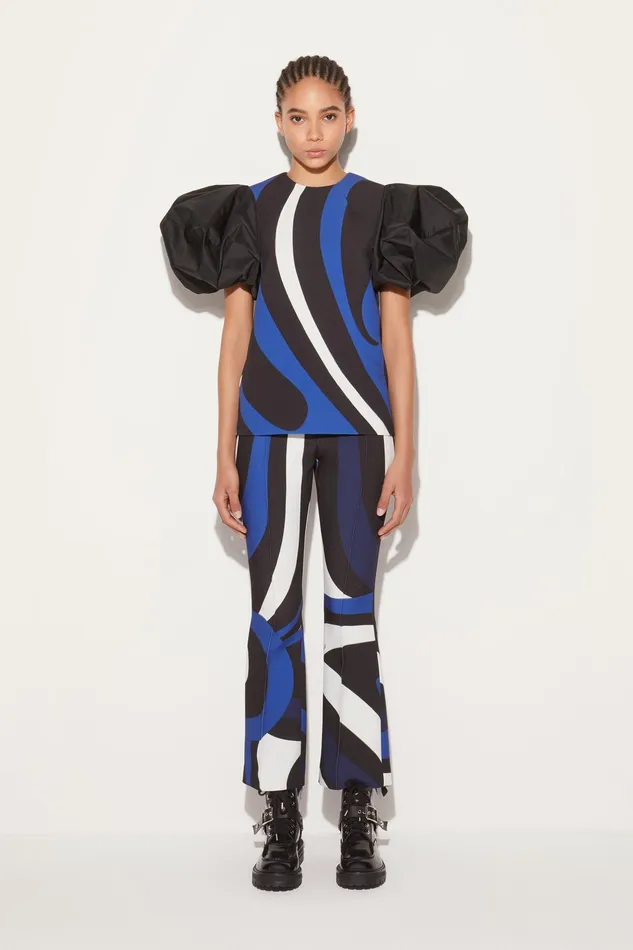 Tops And Shirts Women PUCCI MarmoPrint Top
