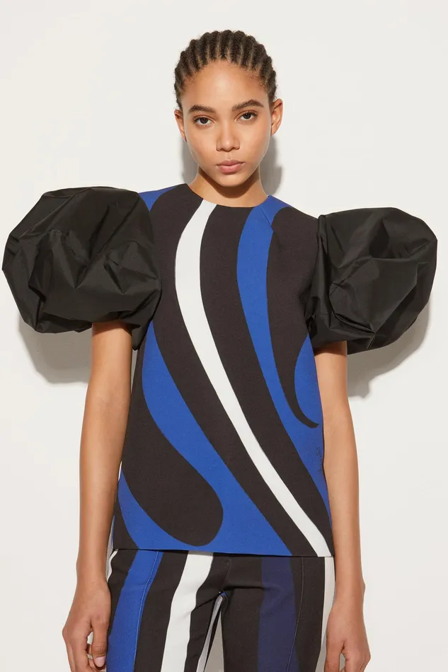 Tops And Shirts Women PUCCI MarmoPrint Top