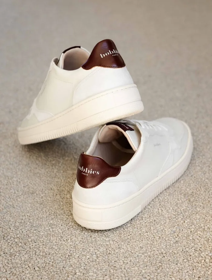 Travis Off White and Turkish Coffee Men Bobbies Sneakers Travis Off White and Turkish Coffee Men Bobbies Sneakers
