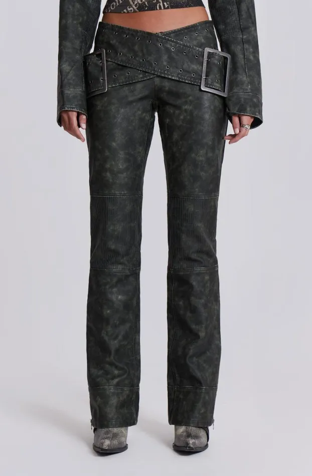 Trousers Women Jaded London Assassin Faux Leather Trousers