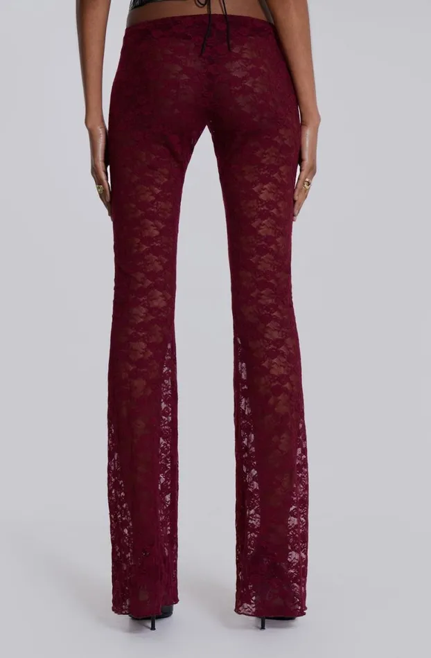 Trousers Women Jaded London Riva Lace Hooded Coord Set