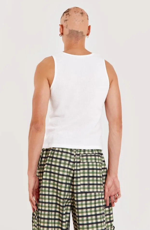 Vests Men Jaded London Waffle Vest