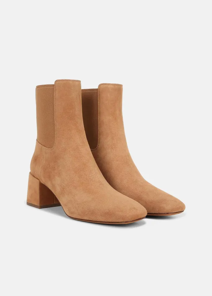 Vince Boots Women Kimmy Suede Boot Tan