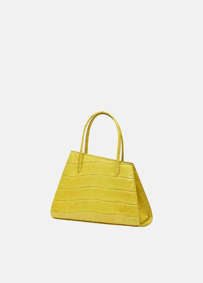 Vince Handbags Women Little Liffner Slanted Mini Tote Chartreuse