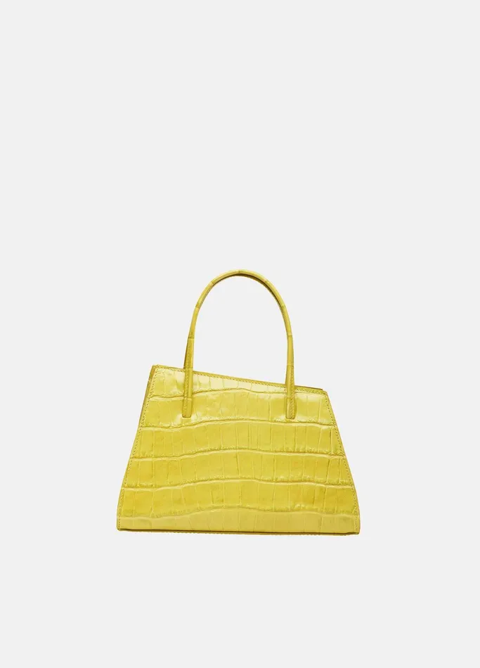 Vince Handbags Women Little Liffner Slanted Mini Tote Chartreuse