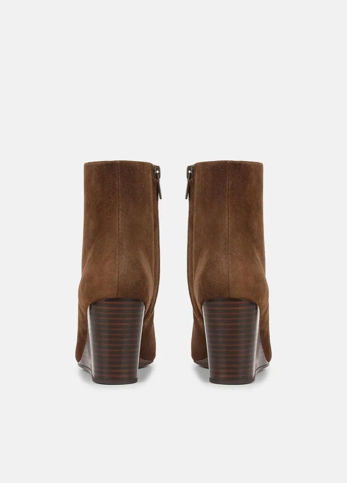 Vince Loafers and Mules Women Andy Suede Ankle Boot Pinecone Brown