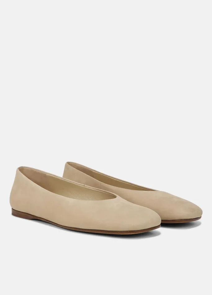 Vince Loafers and Mules Women Leah Nubuck Flat Blonde