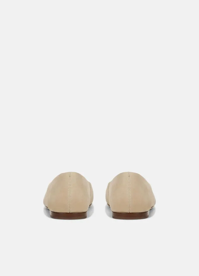 Vince Loafers and Mules Women Leah Nubuck Flat Blonde
