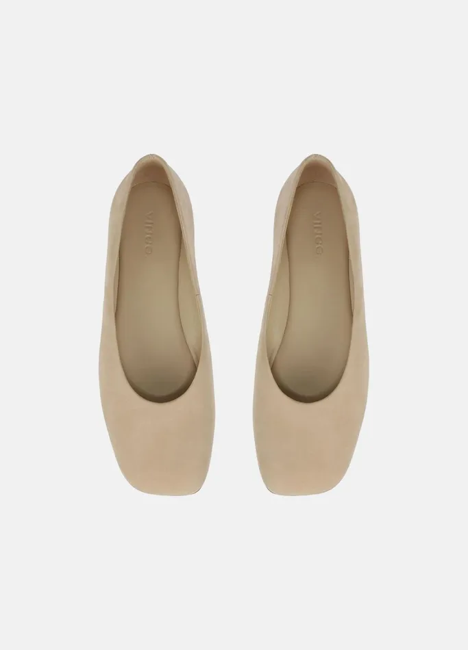 Vince Loafers and Mules Women Leah Nubuck Flat Blonde