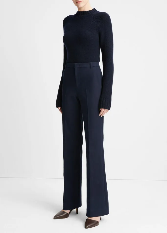Vince Pants and Shorts Women StretchCotton BootCut Trouser Atlantic