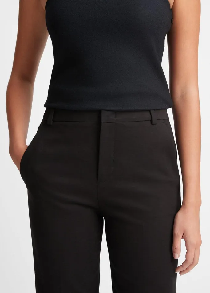 Vince Pants and Shorts Women StretchCotton BootCut Trouser Black