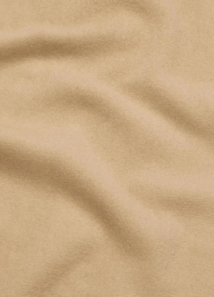 Vince Scarves Hats and Gloves Women Cashmere DoubleFace Scarf Camel