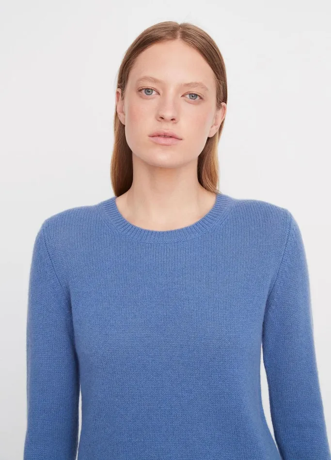 Vince Sweaters Women Cashmere Classic Crew Neck Sweater River