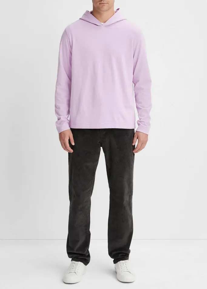 Vince Sweatshirts and Hoodies Men Sueded Jersey Hoodie Fox Glove