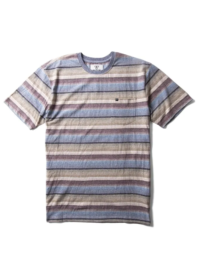 Vissla Dreamer Ss Pkt Tee Army Heather Men Knit Tees