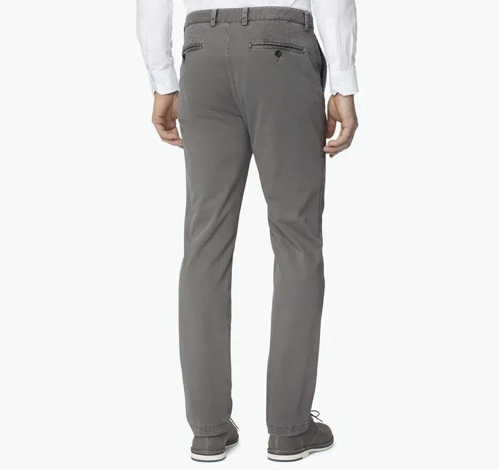 Washed Chinos Gray Pants and Jeans Johnston and Murphy Men