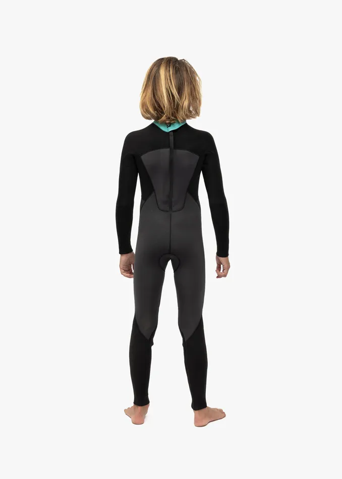 Wetsuits Vissla Youth 7 Seas 43 Boys Back Zip Full Suit Phantom