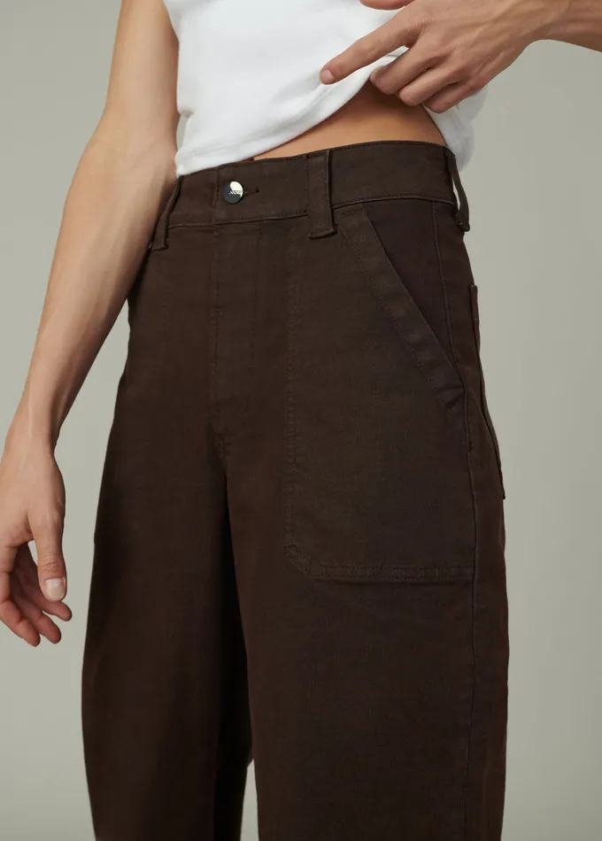 Wide Leg THE CHLOE UTILITY WIDE LEG Coffee Bean Joe8217s Jeans Women