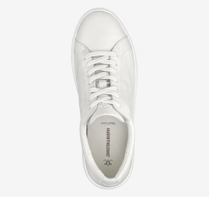 Women8217s Shoes Cammie LaceUp White Tumbled Full Grain 8211 Johnston and Murphy Women