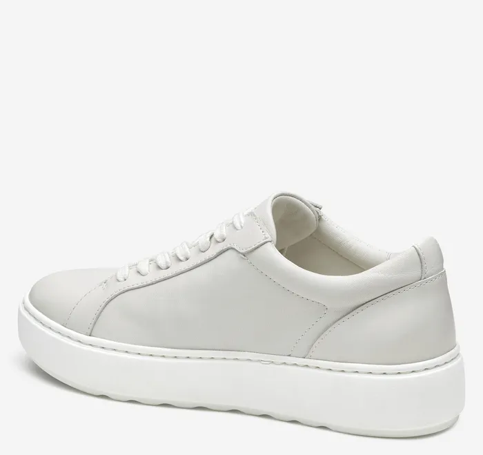 Women8217s Shoes Cammie LaceUp White Tumbled Full Grain 8211 Johnston and Murphy Women