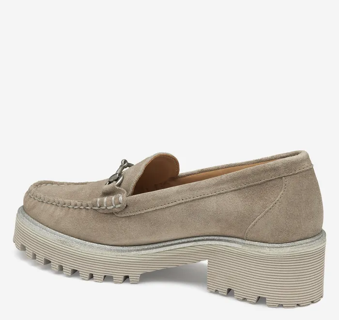 Women8217s Shoes Johnston and Murphy Women Emmalynn Bit Loafer Taupe Suede