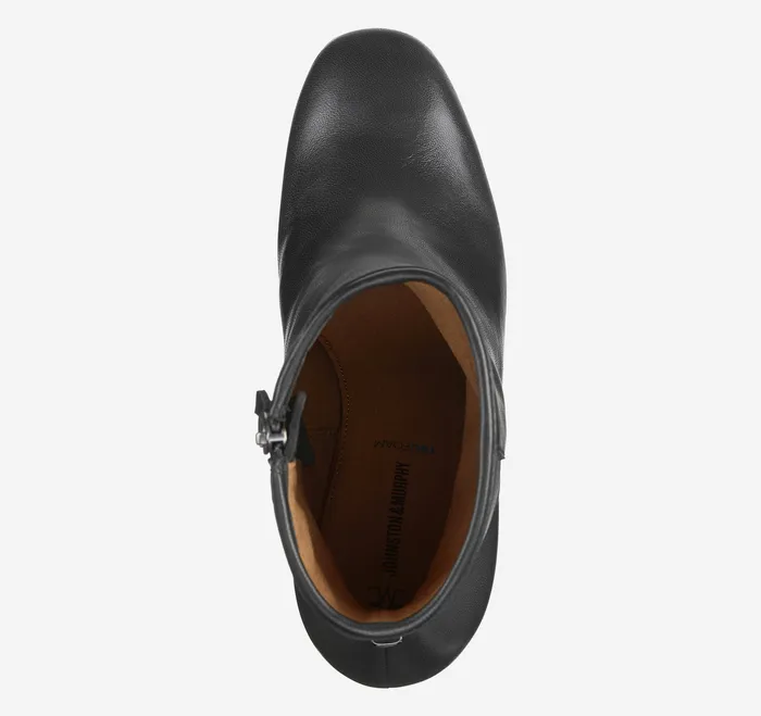 Women8217s Shoes Women Charlotte Bit Bootie Black Glove Leather Johnston and Murphy