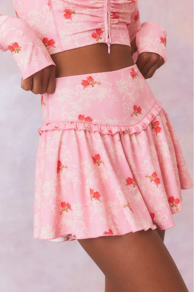 Women Active LoveShackFancy Vanina Active Skort Rosy Romance
