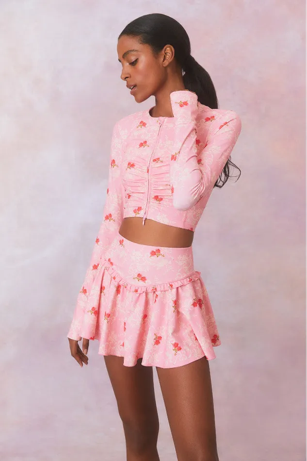 Women Active LoveShackFancy Vanina Active Skort Rosy Romance