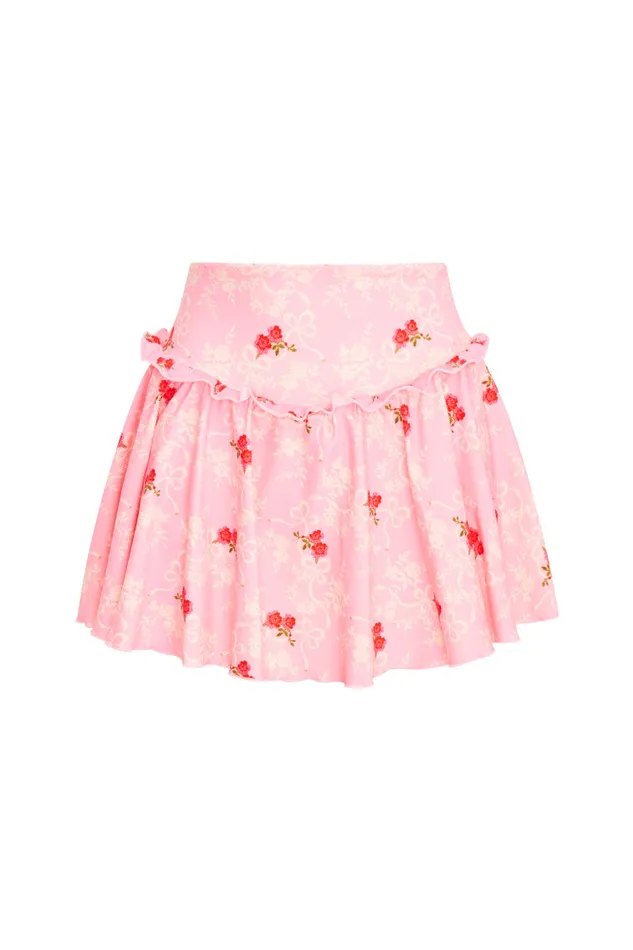 Women Active LoveShackFancy Vanina Active Skort Rosy Romance