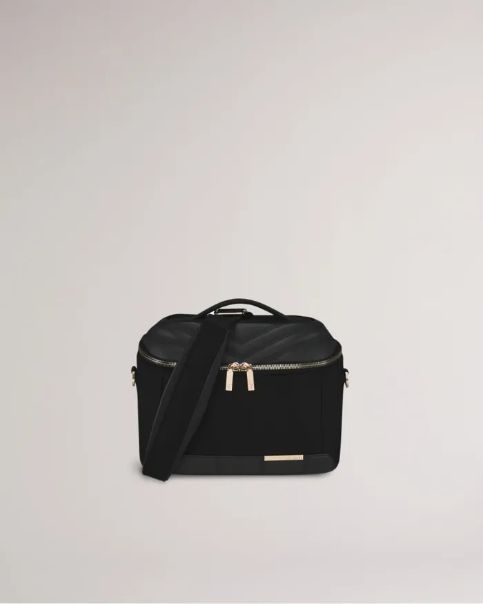 Women ALMIE 8211 Softside Vanity Case Black Ted Baker Suitcases and Travel Bags