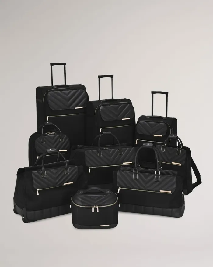 Women ALMIE 8211 Softside Vanity Case Black Ted Baker Suitcases and Travel Bags