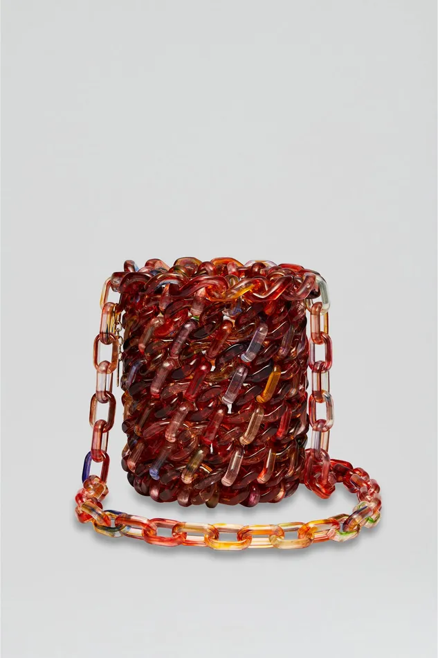 Women Bags Scanlan Theodore RESIN CROSSBODY BASKET SPICE Women Bags Scanlan Theodore RESIN CROSSBODY BASKET SPICE