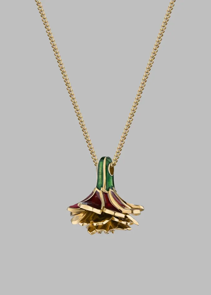Women Bevza Marigold Pendant 8211 RedYellow The Frankie Shop