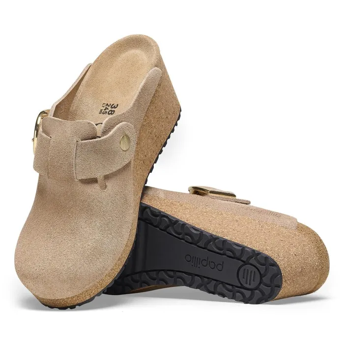 Women Birkenstock Clogs Fanny RingBuckle Warm Sand