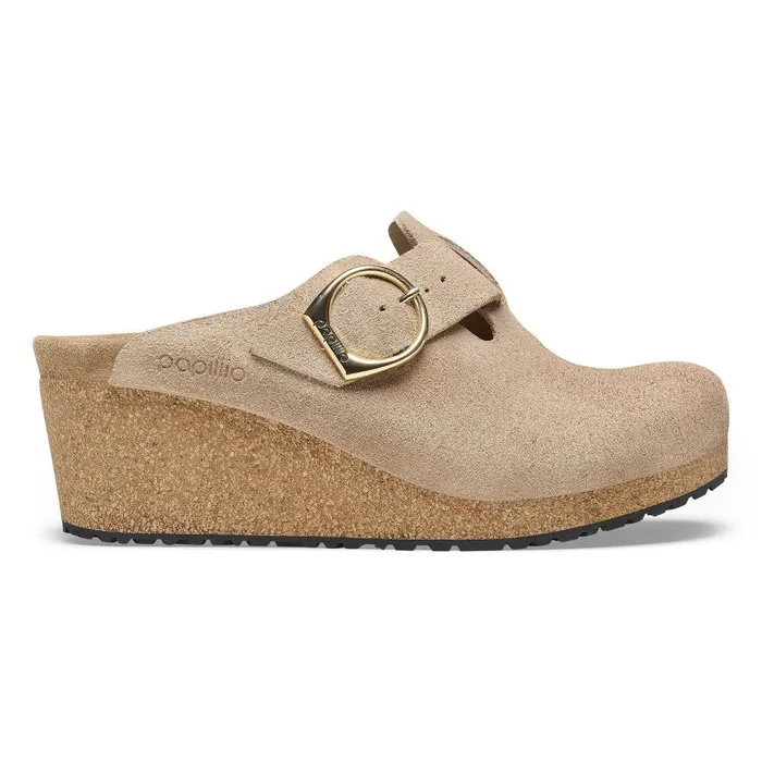 Women Birkenstock Clogs Fanny RingBuckle Warm Sand