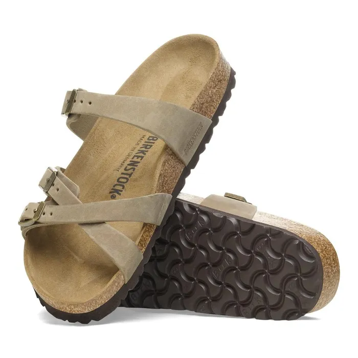 Women Birkenstock MultiStrap Franca Tobacco Brown