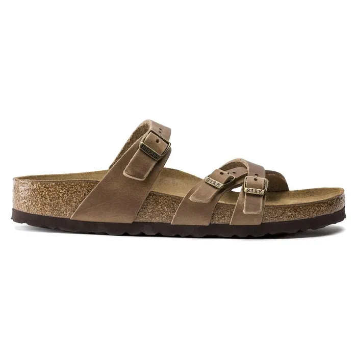 Women Birkenstock MultiStrap Franca Tobacco Brown