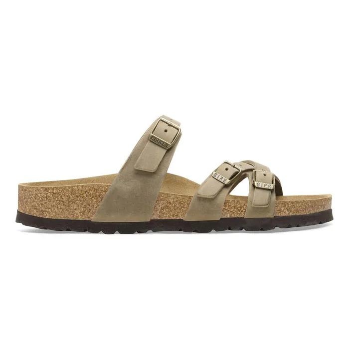 Women Birkenstock MultiStrap Franca Tobacco Brown
