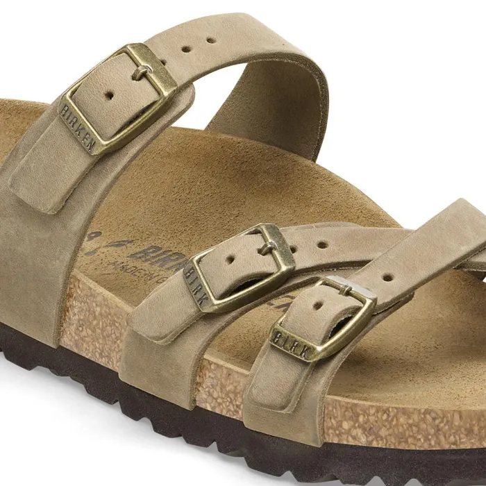 Women Birkenstock MultiStrap Franca Tobacco Brown